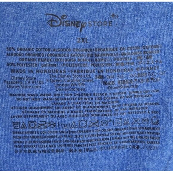 Disney Store Women's 2XL Blue Short Sleeve T-Shirt Star Wars The Force Awakens - Picture 3 of 4